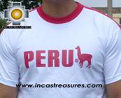 100% Pima Cotton Tshirt Peru White - Product id: cotton-tshirt09-26 Photo02