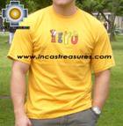 100% Pima Cotton Tshirt Peru Yellow - Product id: cotton-tshirt09-27 Photo01