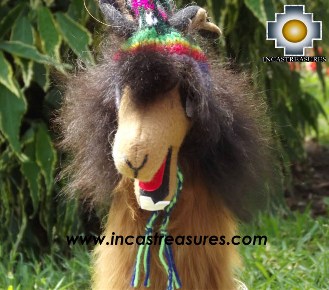 Alpaca Stuffed animal Julieta llama - 100% Baby Alpaca - Product id: TOYS13-02 Photo04