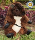Adorable justin beaver, alpaca stuffed animal