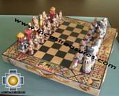 Big wooden classic Chess Set - 100% handmade - Product id: toys08-64chess, photo 04