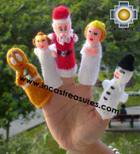 Hand-Knit finger puppet  christmas Special- Product id: TOYS08-42, photo 02