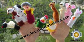 Hand-Knit finger puppet  farm Special- Product id: TOYS08-44, photo 02