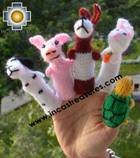 Hand-Knit finger puppet  tortoise-hare Special- Product id: TOYS08-47, photo 02