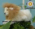 Baby Alpaca Beige King Lion - George , photo 04