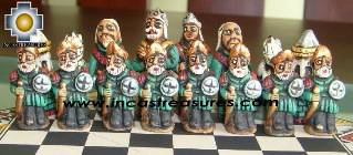 Big wooden royal Chess Set - 100% handmade - Product id: toys08-67chess, photo 09