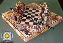 Big wooden royal Chess Set - 100% handmade - Product id: toys08-67chess, photo 05