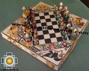 Big wooden royal Chess Set - 100% handmade - Product id: toys08-67chess, photo 04