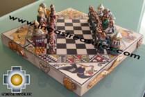 Big wooden royal Chess Set - 100% handmade - Product id: toys08-67chess, photo 02