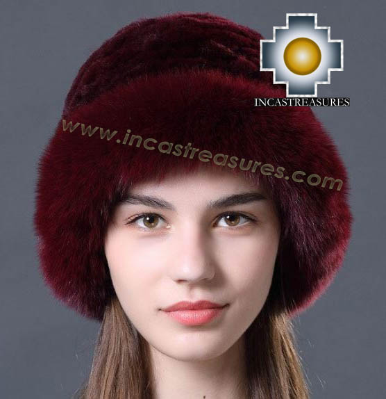 Alpaca fur hat cuajone red - Product id: ALPACA-FUR-HAT-11-03