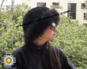 Alpaca fur hat cuajone black - Product id: ALPACA-FUR-HAT-11-03 Photo01