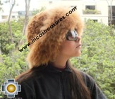 Alpaca fur hat cuajone camel - Product id: ALPACA-FUR-HAT-11-05 Photo01