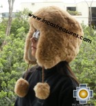 Alpaca fur hat earflaps chullo - Product id: ALPACA-FUR-HAT-11-06 Photo02