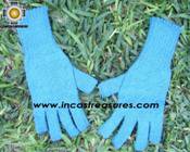 100% Alpaca Wool Knit Fingerless Gloves Solid Color - Product id: ALPACAGLOVES09-36 Photo06