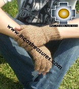 100% Alpaca Wool Fingerless Gloves uma  - Product id: ALPACAGLOVES09-21 Photo02