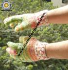 Alpaca Wool Hand Knit Mittens gloves chunka - Product id: ALPACAGLOVES09-52Photo01