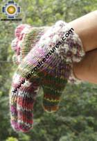 Alpaca Wool Hand Knit Mittens gloves chunka - Product id: ALPACAGLOVES09-54Photo03