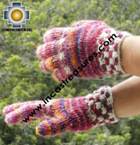 Alpaca Wool Hand Knit Mittens gloves chunka - Product id: ALPACAGLOVES09-55Photo02