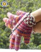 Alpaca Wool Hand Knit Mittens gloves chunka - Product id: ALPACAGLOVES09-55Photo03