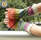 Alpaca Wool Hand Knit Mittens gloves chunka - Product id: ALPACAGLOVES09-57Photo03