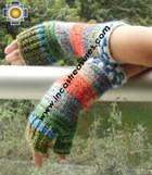 Alpaca Wool Hand Knit Mittens gloves chunka - Product id: ALPACAGLOVES09-56Photo02