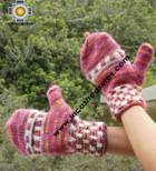 Alpaca Wool Hand Knit Mittens Gloves Iskay - Product id: ALPACAGLOVES09-44 Photo03