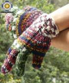 Alpaca Wool Hand Knit Mittens gloves isqon - Product id: ALPACAGLOVES09-51Photo03