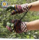 Alpaca Wool Hand Knit Mittens gloves isqon - Product id: ALPACAGLOVES09-51Photo01