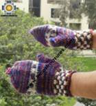Alpaca Wool Hand Knit Mittens gloves kimsa - Product id: ALPACAGLOVES09-45 Photo03