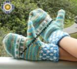 Alpaca Wool Hand Knit Mittens gloves pichqa - Product id: ALPACAGLOVES09-47Photo03