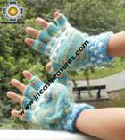 Alpaca Wool Hand Knit Mittens gloves pichqa - Product id: ALPACAGLOVES09-47Photo01