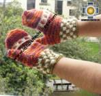 Alpaca Wool Hand Knit Mittens Gloves UC - Product id: ALPACAGLOVES09-43 Photo03
