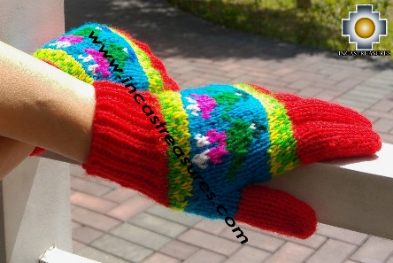 Alpaca Wool Handmade Gloves Cholito