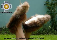 Baby Alpaca Slipper brown Ampato - Product id: ALPACASLIPPERS09-02 Photo04