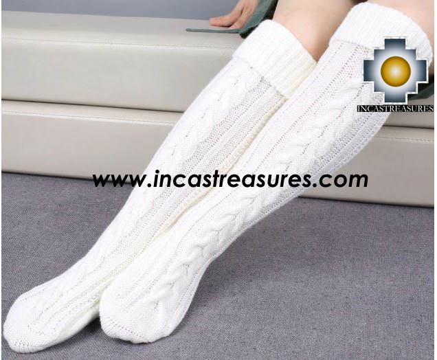 100% Alpaca Socks Knitted Pisac - 100% ALPACA 