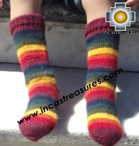 Children Alpaca Socks Rainbow - Product id: ALPACA-CHILDREN-SOCKS13-01 Photo01