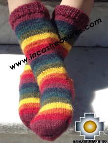 Children Alpaca Socks Rainbow - Product id: ALPACA-CHILDREN-SOCKS13-01 Photo02