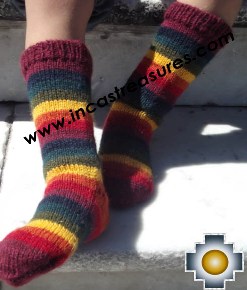 Children Alpaca Socks Rainbow - Product id: ALPACA-CHILDREN-SOCKS13-01 Photo03