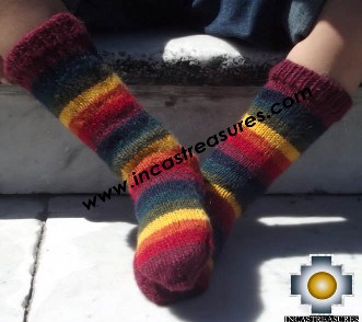 Children Alpaca Socks Rainbow - Product id: ALPACA-CHILDREN-SOCKS13-01 Photo03