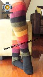 Long Alpaca Socks rainbow - Product id: ALPACASOCKS09-15 Photo02