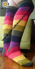 Long Alpaca Socks rainbow - Product id: ALPACASOCKS09-12 Photo01