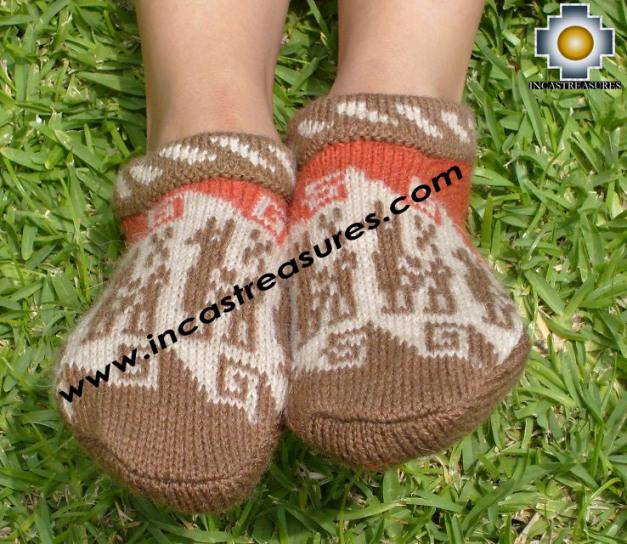100% Alpaca Socks with designs auquihuato - Product id: ALPACASOCKS09-02