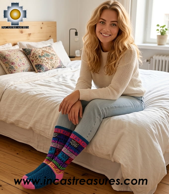 Long Alpaca Socks Juliaca - Product id: ALPACASOCKS09-11