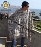 Alpaca Poncho extrafine sumaq UNISEX  - Product id: ALPACA-PONCHO12-01 Photo02