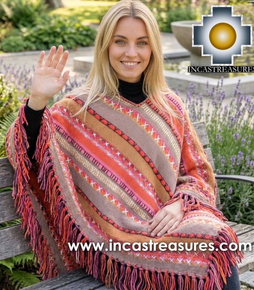 alpaca poncho Long sumaq