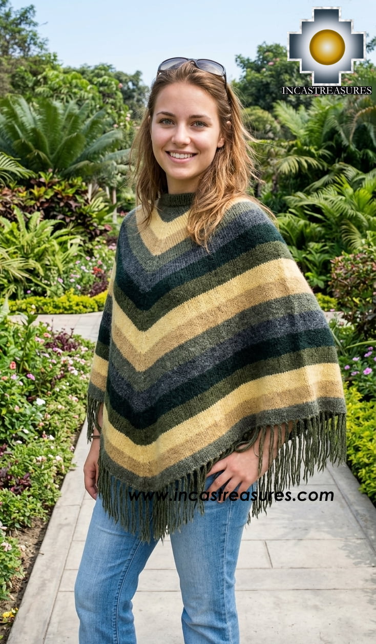 alpaca poncho short colors