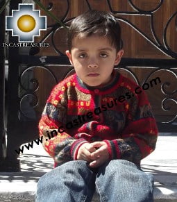 100% Alpaca Children Sweater Camotito  - Product id: children-sweater13-01 Photo01