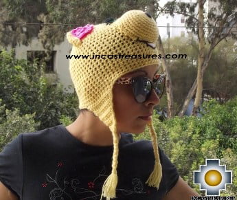 Alpaca Animal Hat Lady Pig -  Product id: Alpaca-Hats13-08 Photo03