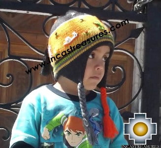Alpaca Children Hat funny-forest -  Product id: Alpaca-children-Hats13-03 Photo02