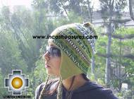 Chullo Hat Andean Design cactus -  Product id: Alpaca-Hats09-20 Photo01